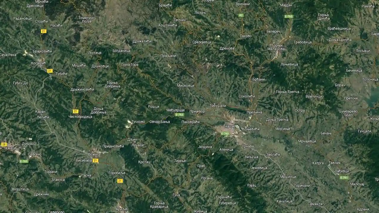 testiranje integriteta šipova na autoputu E 763, na sekciji Preljina-Požega.